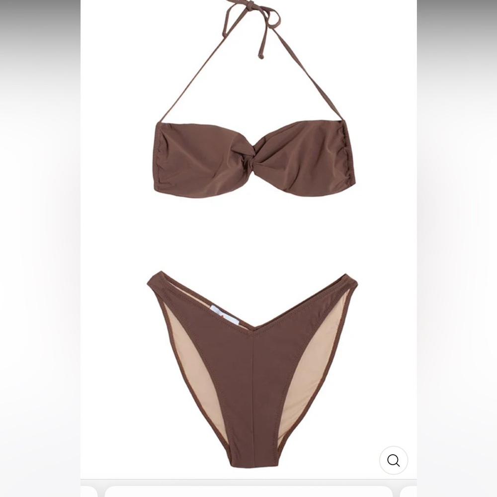 GIL RODRIGUEZ
BROWN ISLA MARGARITA BIKINI top L bottom S